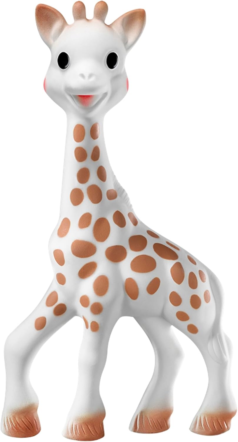 Sophie la Girafe - Baby Teething Toy - Multi-Sensory Engagement - Safe 100% Natural Rubber - Interactive Squeaker - Over 60 Years Legacy - Age: 0 m +