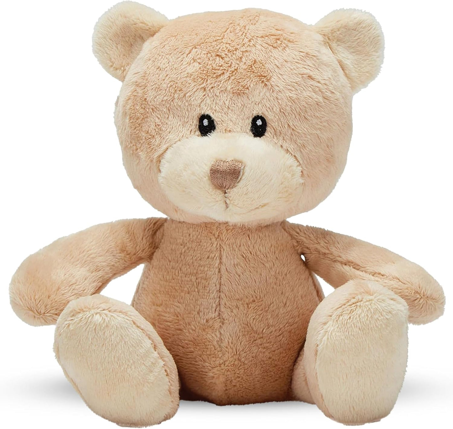 Baby Gift Set – Newborn Baby Gifts Include Baby Clothes, Muslin Cloths, Cute Blue Teddy Bear and Hanging Plaque