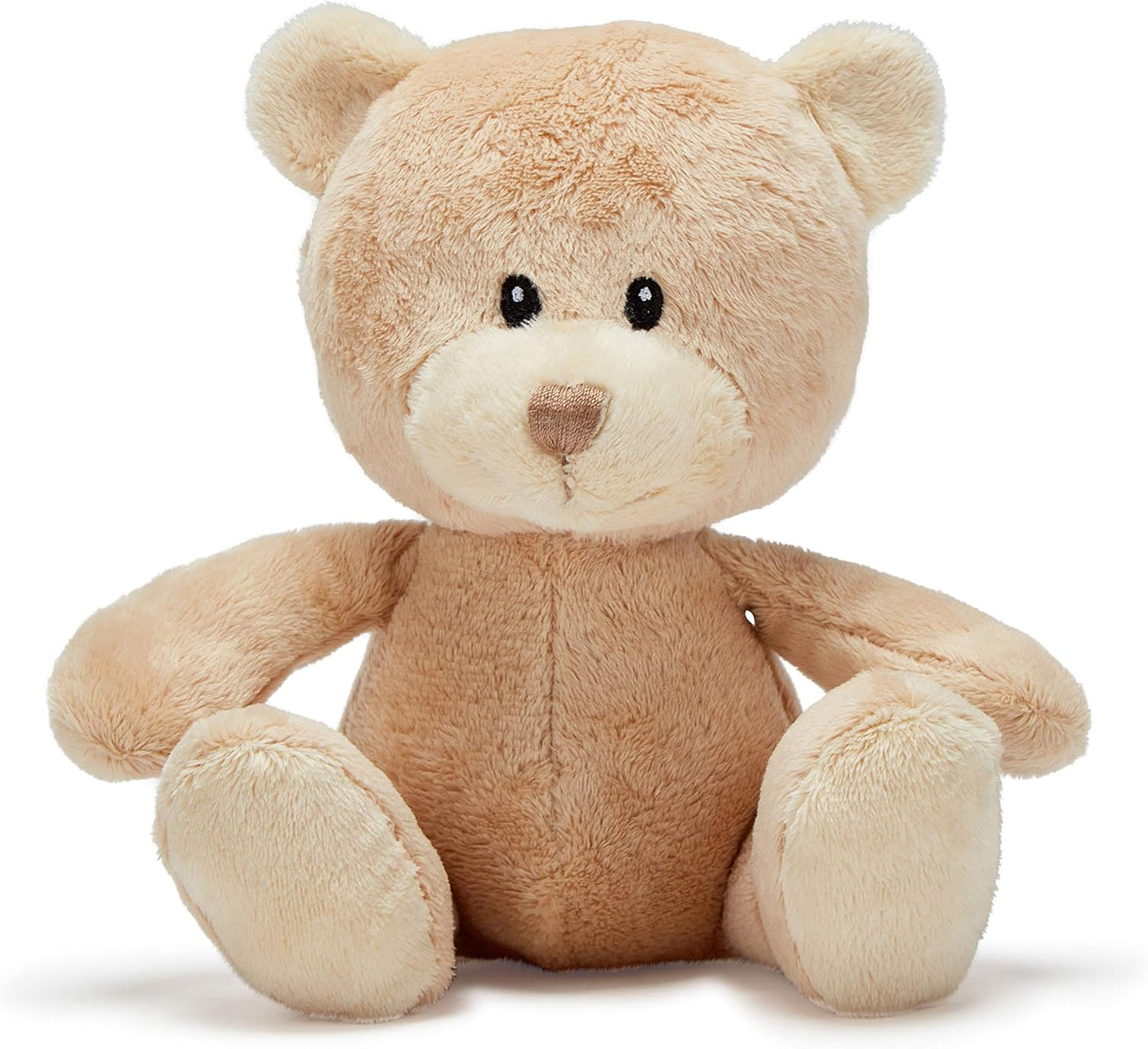 Baby Gift Set – Newborn Baby Gifts Include Baby Clothes, Muslin Cloths, Cute Blue Teddy Bear and Hanging Plaque