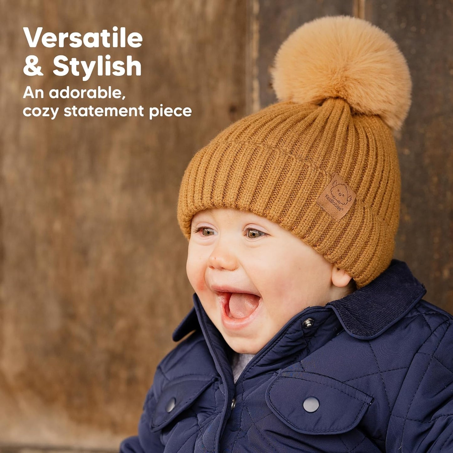 2-Pack Baby Hats, Baby Beanies for Girls, Boys - Toddler Hat, Newborn Beanie, Beanie Babies, Baby Girl Hats, Baby Boy Hats, Infant Hat, Kids Beanie, Toddler Boy Hat, Toddler Girl Hat (Rust)