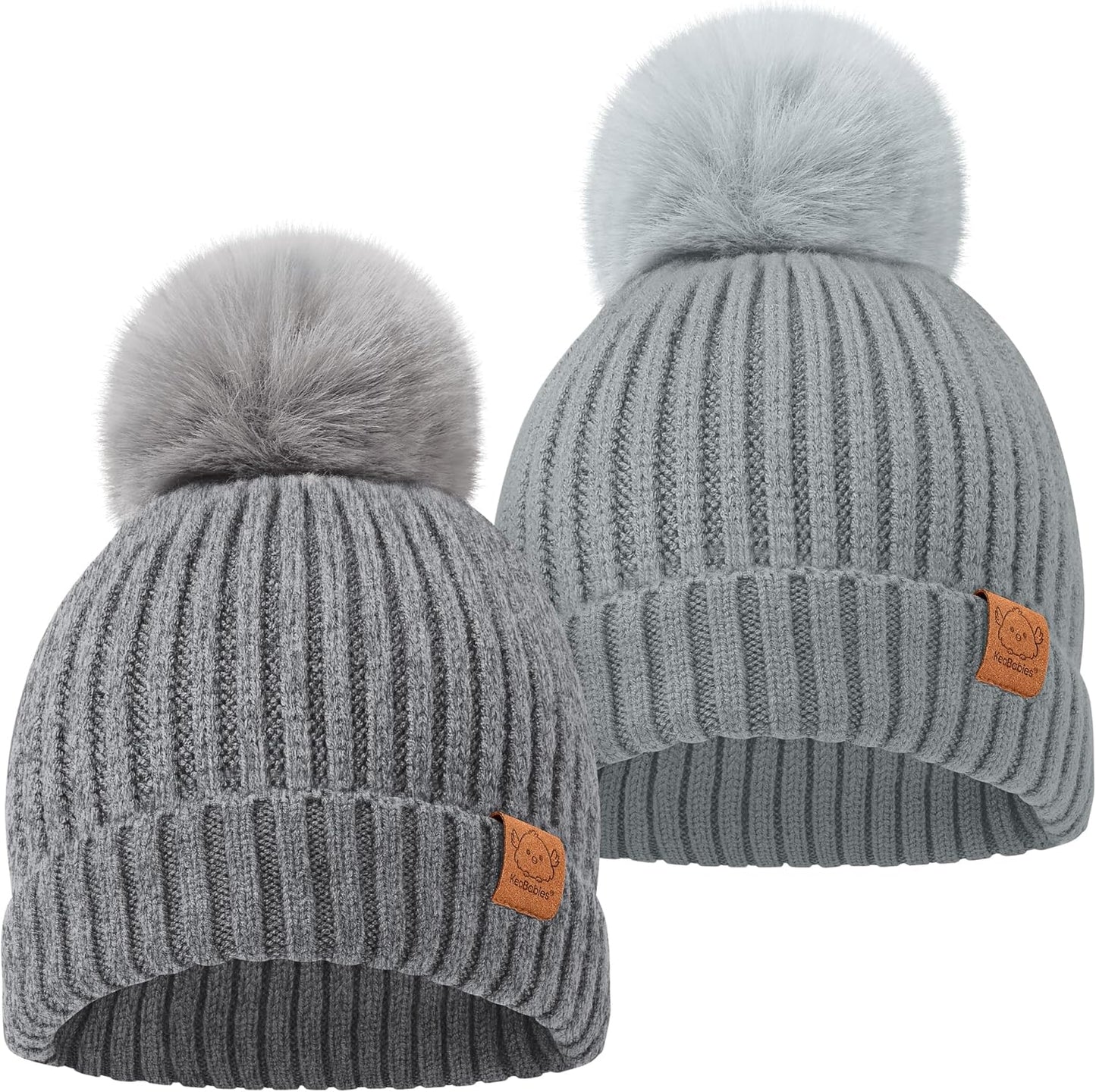 2-Pack Baby Hats, Baby Beanies for Girls, Boys - Toddler Hat, Newborn Beanie, Beanie Babies, Baby Girl Hats, Baby Boy Hats, Infant Hat, Kids Beanie, Toddler Boy Hat, Toddler Girl Hat (Rust)