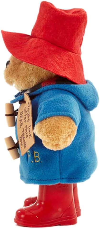 Paddington Bear PA1489 Paddington with Boots & Embroidered Jacket Medium,Gold,Red