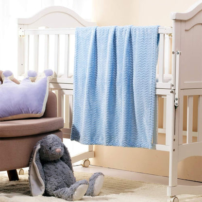 CREVENT 76x102cm Cute Cozy Fluffy Warm Baby Blanket for Girls Infants Toddlers' Bedding Crib Cot Stroller, Baby Shower Birthday Newborn's Pink- Baby Giraffe