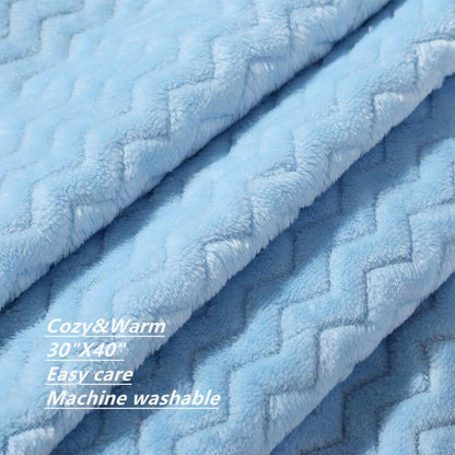 CREVENT 76x102cm Cute Cozy Fluffy Warm Baby Blanket for Girls Infants Toddlers' Bedding Crib Cot Stroller, Baby Shower Birthday Newborn's Pink- Baby Giraffe