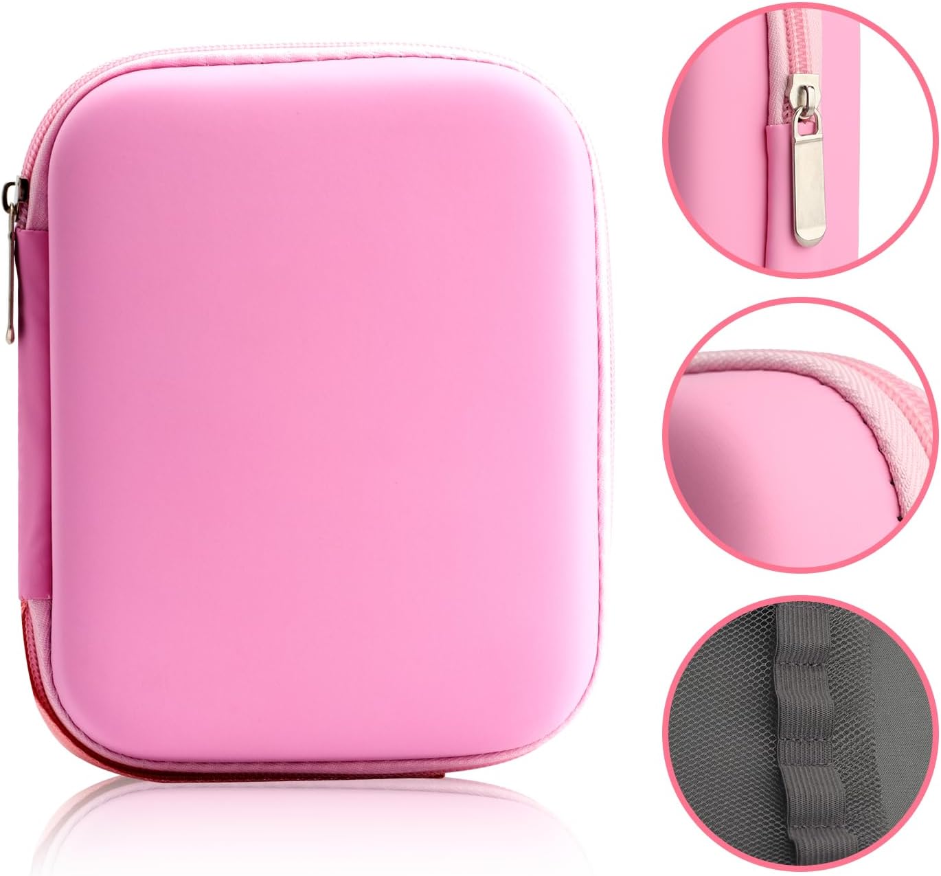 Baby Grooming Kit, Infant Safety Care Set with Hair Brush Comb Nail Clipper Nasal Aspirator Ear Cleaner,Baby Essentials Kit for Newborn Girls Boys (Pink Baby Grooming kit)