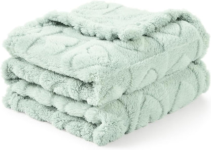 CREVENT 76x102cm Cute Cozy Fluffy Warm Baby Blanket for Girls Infants Toddlers' Bedding Crib Cot Stroller, Baby Shower Birthday Newborn's Pink- Baby Giraffe