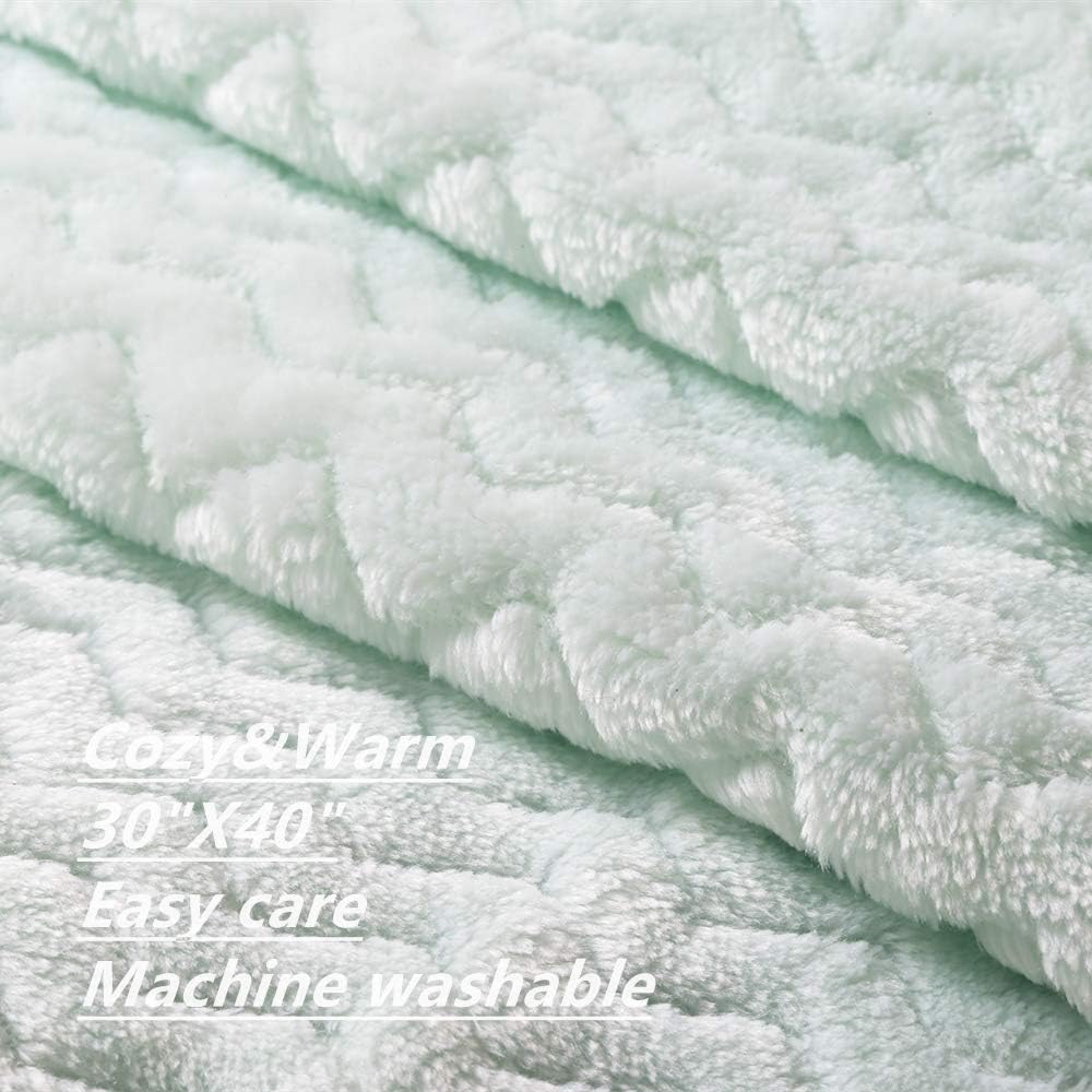 CREVENT 76x102cm Cute Cozy Fluffy Warm Baby Blanket for Girls Infants Toddlers' Bedding Crib Cot Stroller, Baby Shower Birthday Newborn's Pink- Baby Giraffe