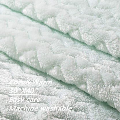 CREVENT 76x102cm Cute Cozy Fluffy Warm Baby Blanket for Girls Infants Toddlers' Bedding Crib Cot Stroller, Baby Shower Birthday Newborn's Pink- Baby Giraffe