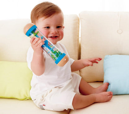 Hape Beaded Raindrops Rattle Educational/Kids/Baby/Sound Musical Wooden Toy BL