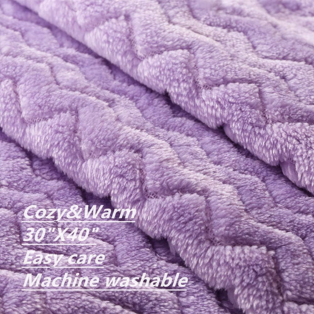 CREVENT 76x102cm Cute Cozy Fluffy Warm Baby Blanket for Girls Infants Toddlers' Bedding Crib Cot Stroller, Baby Shower Birthday Newborn's Pink- Baby Giraffe