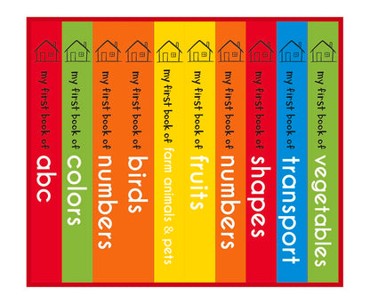 My First Library : Boxset of 10 Board Books for Kids