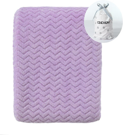 CREVENT 76x102cm Cute Cozy Fluffy Warm Baby Blanket for Girls Infants Toddlers' Bedding Crib Cot Stroller, Baby Shower Birthday Newborn's Pink- Baby Giraffe