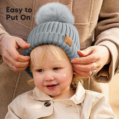 2-Pack Baby Hats, Baby Beanies for Girls, Boys - Toddler Hat, Newborn Beanie, Beanie Babies, Baby Girl Hats, Baby Boy Hats, Infant Hat, Kids Beanie, Toddler Boy Hat, Toddler Girl Hat (Rust)