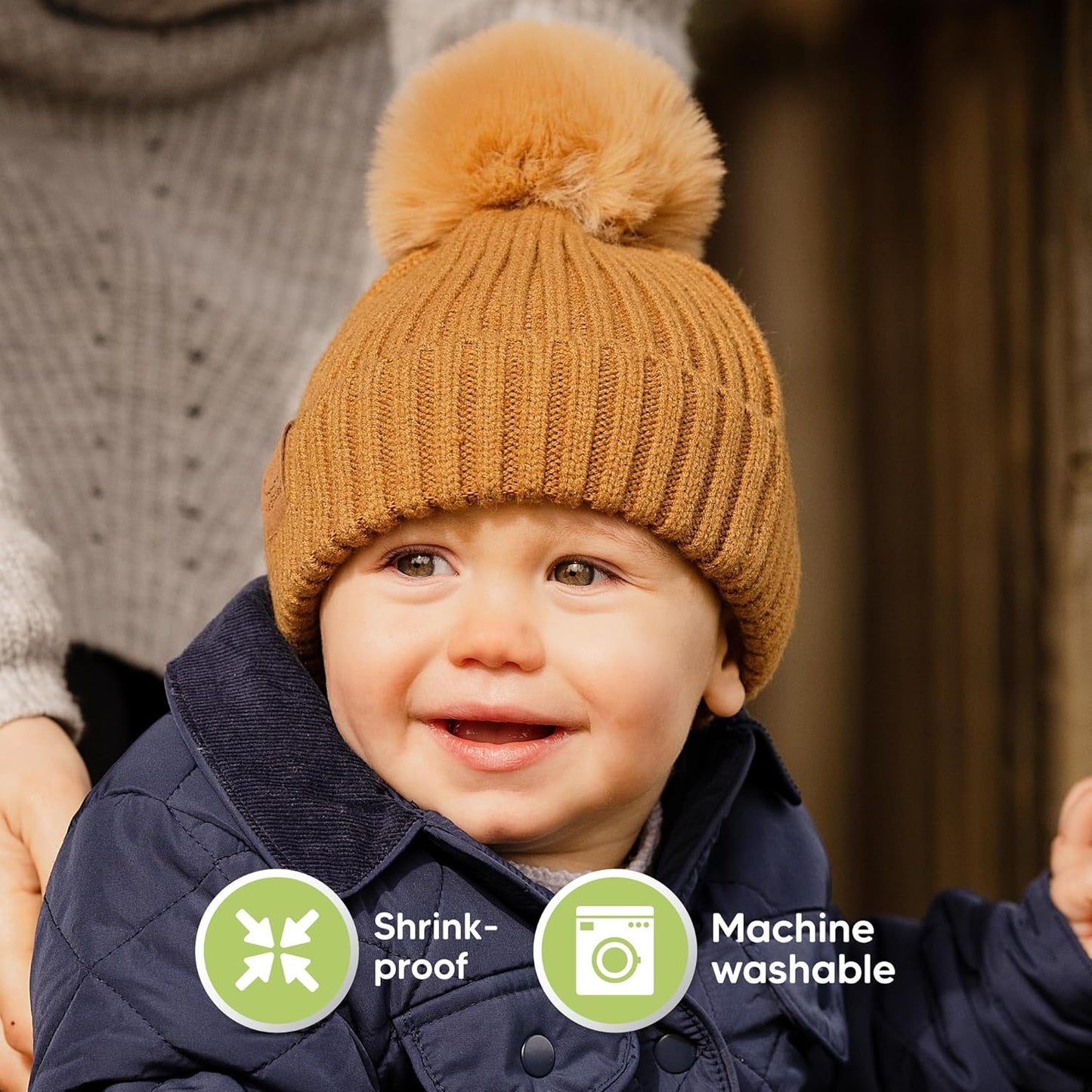 2-Pack Baby Hats, Baby Beanies for Girls, Boys - Toddler Hat, Newborn Beanie, Beanie Babies, Baby Girl Hats, Baby Boy Hats, Infant Hat, Kids Beanie, Toddler Boy Hat, Toddler Girl Hat (Rust)