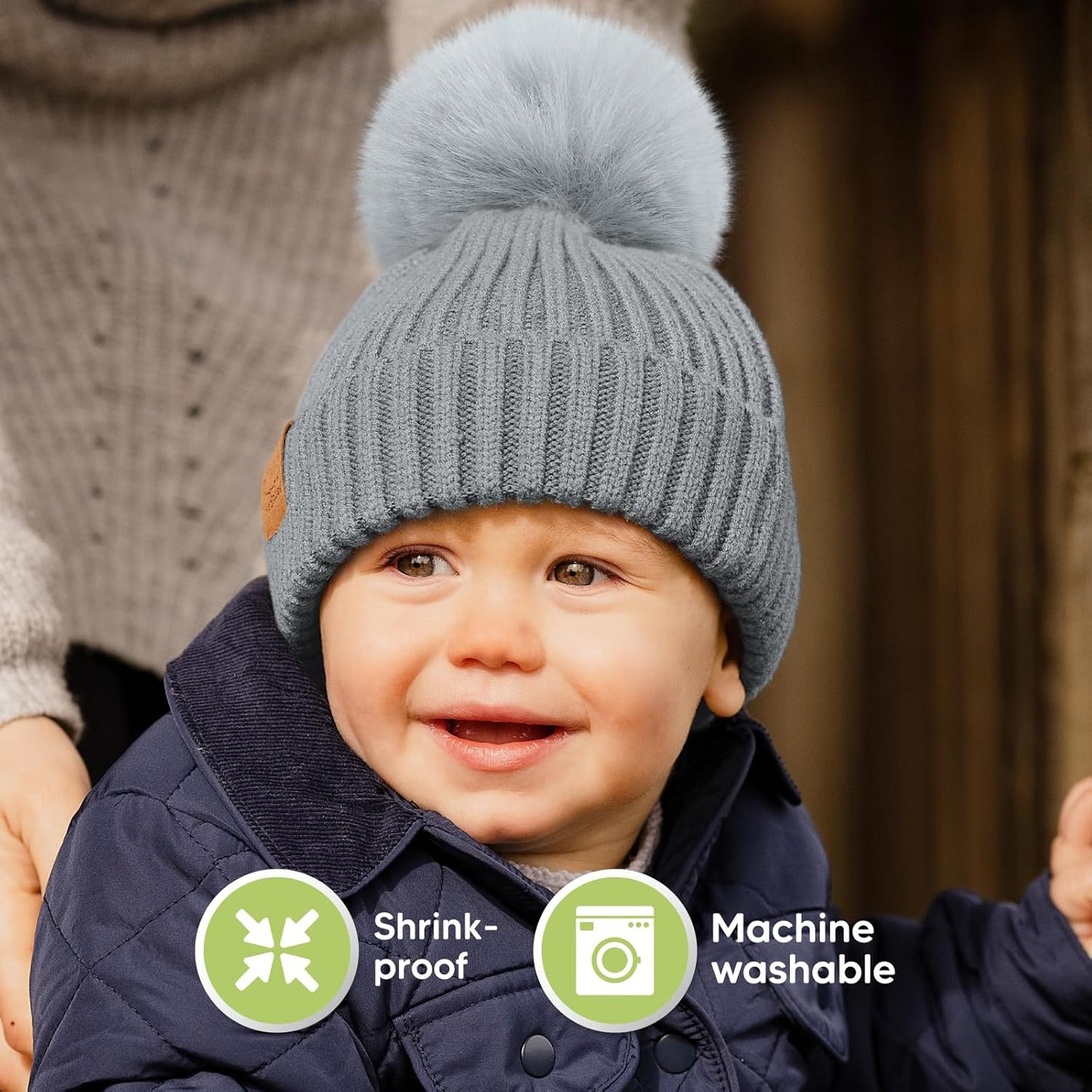 2-Pack Baby Hats, Baby Beanies for Girls, Boys - Toddler Hat, Newborn Beanie, Beanie Babies, Baby Girl Hats, Baby Boy Hats, Infant Hat, Kids Beanie, Toddler Boy Hat, Toddler Girl Hat (Rust)