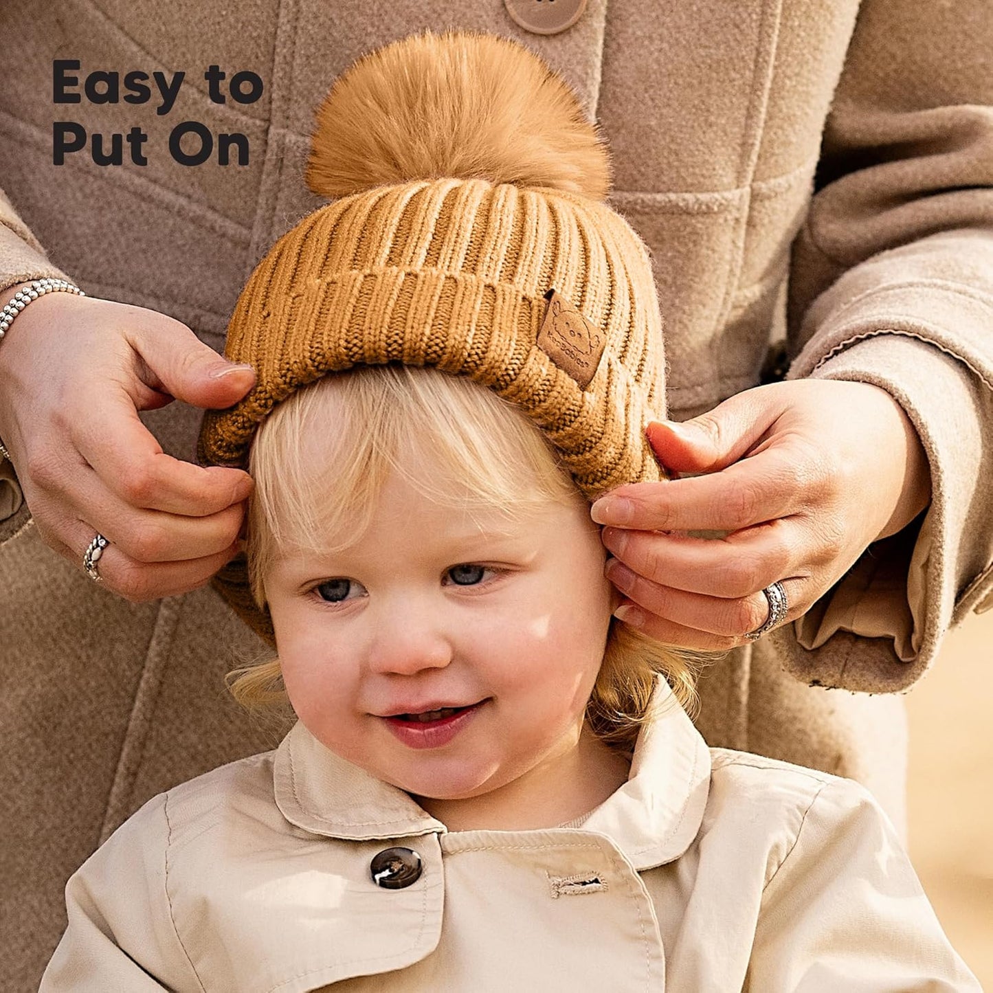 2-Pack Baby Hats, Baby Beanies for Girls, Boys - Toddler Hat, Newborn Beanie, Beanie Babies, Baby Girl Hats, Baby Boy Hats, Infant Hat, Kids Beanie, Toddler Boy Hat, Toddler Girl Hat (Rust)