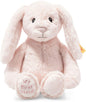 Steiff Soft Cuddly Friends My First Hoppie Rabbit 10", Premium Stuffed Animal, Light Blue