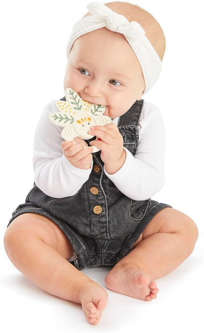 Sophie la Girafe - Teething Ring Mille-Feuille - 100% Natural Rubber - Multiple Textures - Gums Massage - Easy Grip Handle - Baby Teether - Age: 0 m +