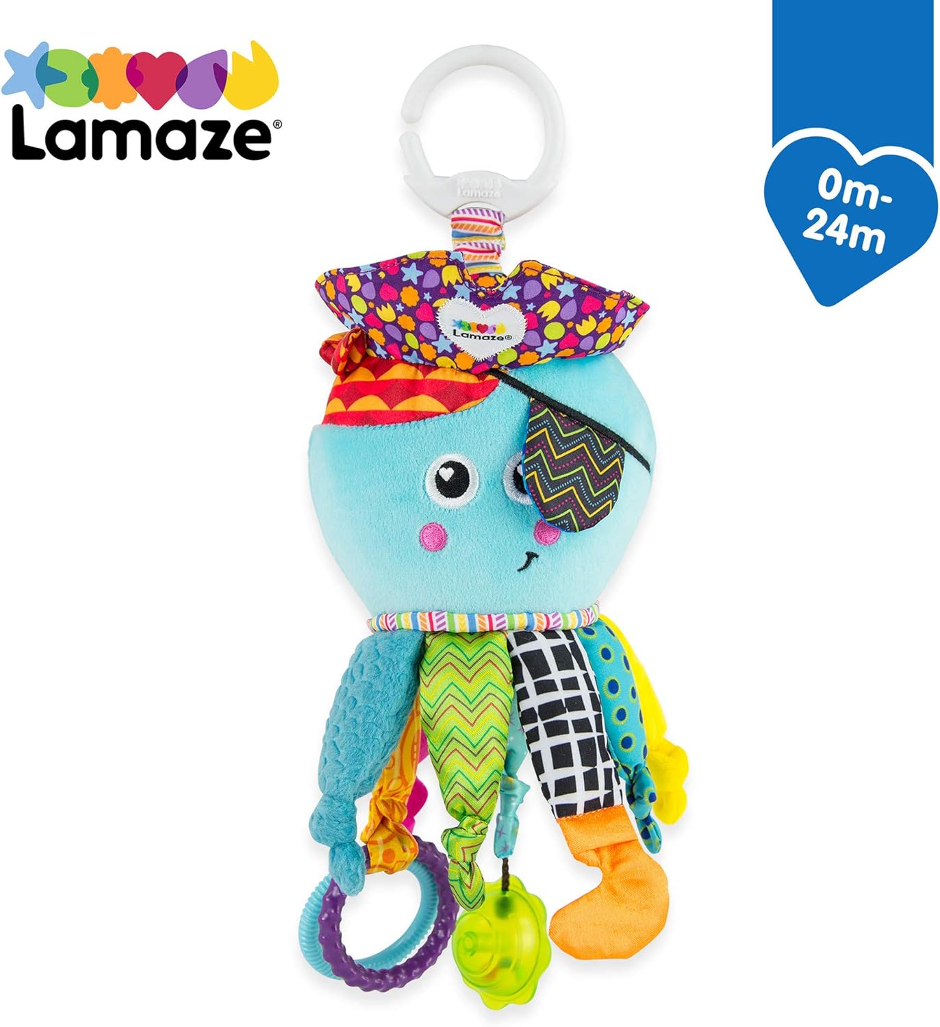 Lamaze Captain Calamari Plush Stroller Toy