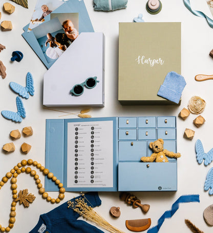 Premium Keepsake Box for Baby Milestones